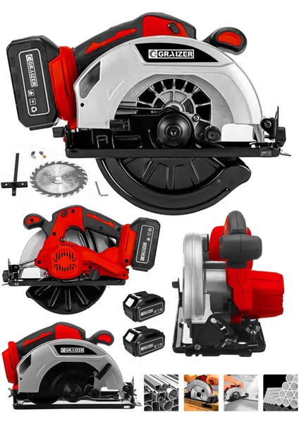 K 21 V Platinum Akülü Çelik Şanzuman Şarjlı Ahşap Sunta Ağaç Kesme Makinası Daire Testere fiyatları