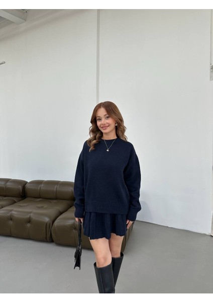 Triko Kumaş Pileli Etekli Hırka Takım fiyatları