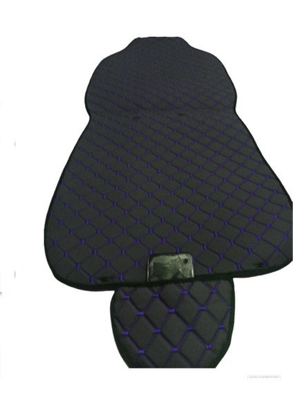 Kumaş Üçlü Koltuk Minderi, Terletmeyen, Ergonomik, Siyah ve Mavi Renkli modelleri
