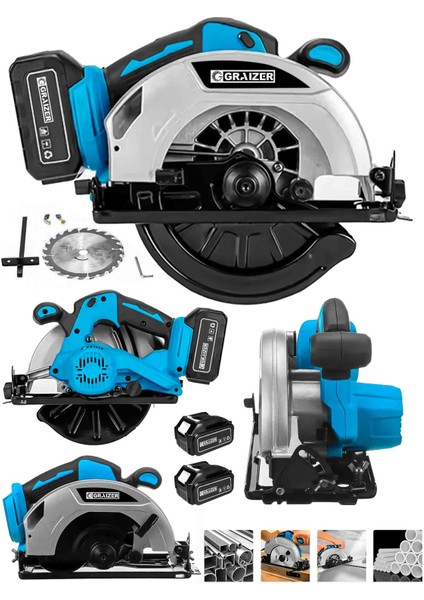 M 21 V Platinum Akülü Çelik Şanzuman Şarjlı Ahşap Sunta Ağaç Kesme Makinası Daire Testere fiyatları