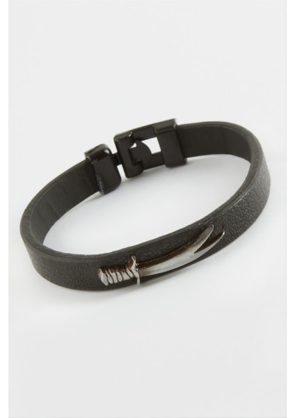 Hançer Kaliteli Suni Deri Bileklik