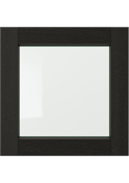 Cam Kapak, Siyah Boyalı, 40X40 cm