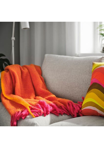 Örtü, Turuncu-Parlak Pembe, 130X170 cm modelleri