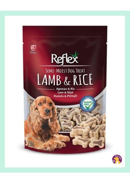 Semi Moist Kuzu Pirinçli Köpek Ödül Maması 150 gr