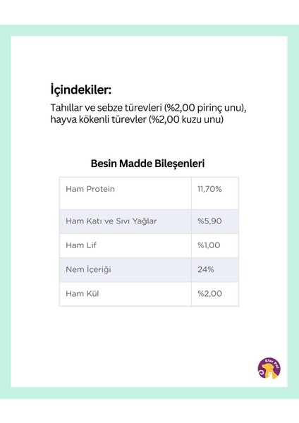 Semi Moist Kuzu Pirinçli Köpek Ödül Maması 150 gr fiyatları