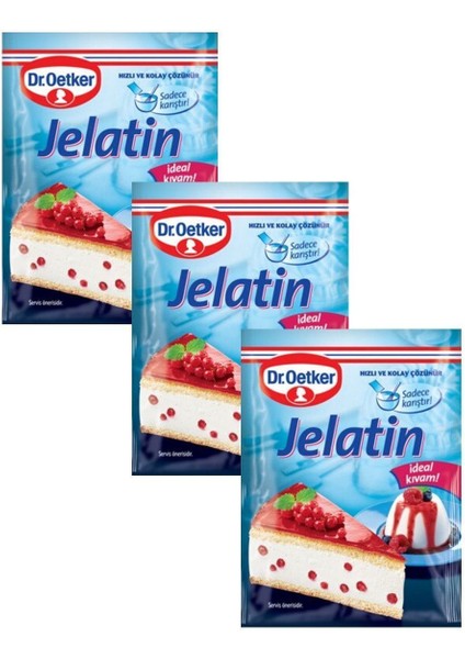 Dr Oetker Jelatin 6 G. x 3 Adet