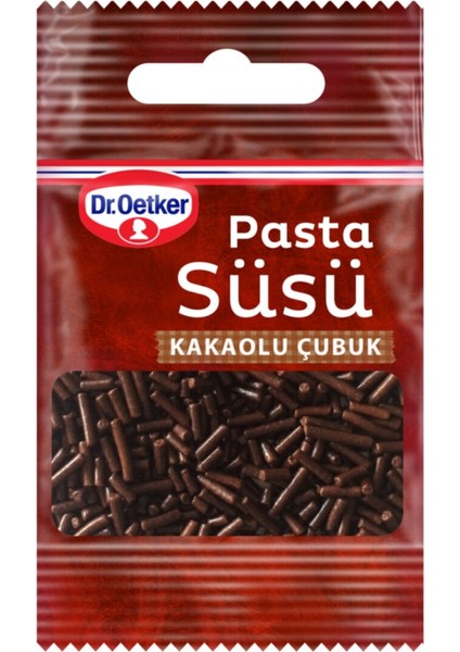 Dr.oetker Pasta Süsü Kakaolu Çubuk 10 G 5 * Adet