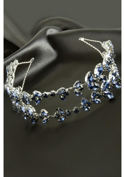 Kristal Taşlı Eğilebilir Saç Aksesuarı