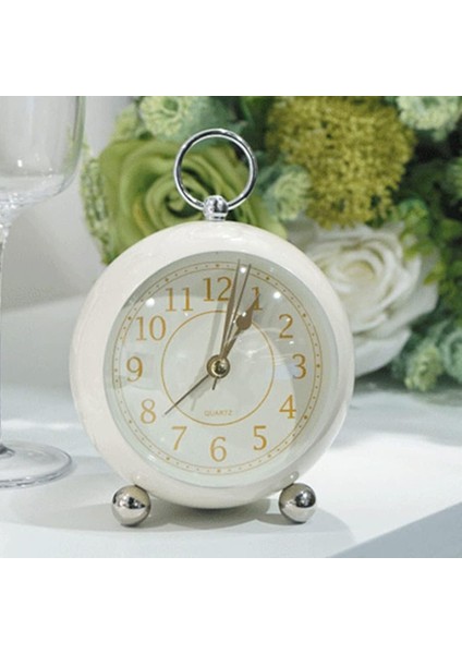 Dekoratif Yuvarlak Alarmlı ve Işıklı Masa Saati modelleri