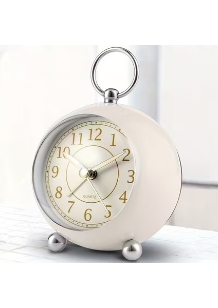 Dekoratif Yuvarlak Alarmlı ve Işıklı Masa Saati fırsatları