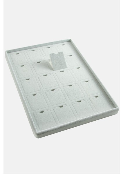 20'li Anfora Kumaş Dikey Ayaklı Kolye Standı