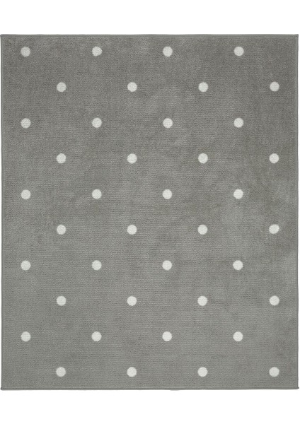 Çocuk Halısı, Gri-Noktalı, 133X160 cm