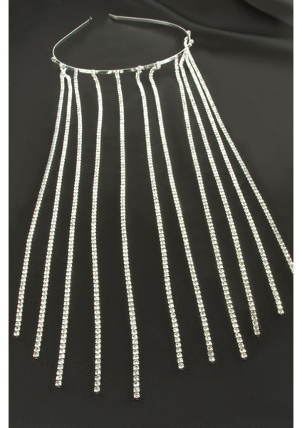 Şerit Taşlı Gelin Tacı