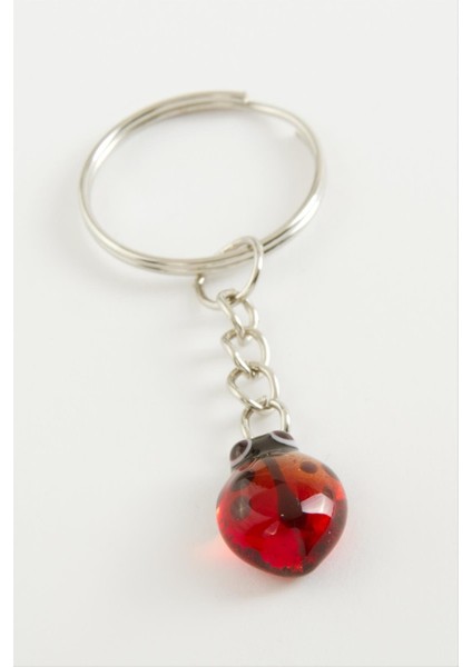 Uğur Böceği Cam Anahtarlık