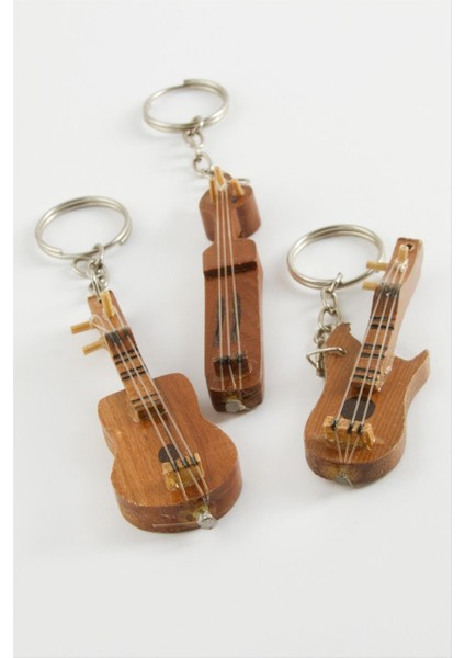 Gitar Ahşap Anahtarlık