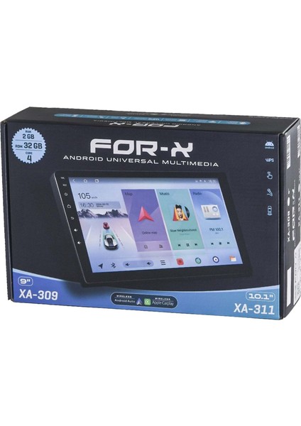Ford Focus 3-4(2012-2017)-9''ANDROİD Gerçek 2+32 GB / 4 Çekirdek 1.6ghz / Wıfı 5.0ghz / Bt 5.4-Kablosuz Carplay-Ahd Hd Geri Görüş Kamera Hediye