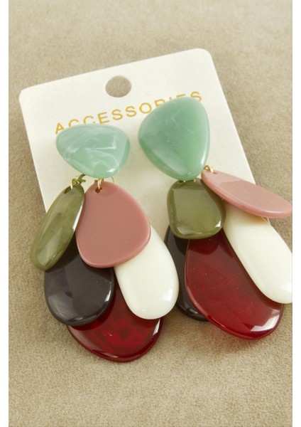 Oval Taşlı Zr Model Küpe