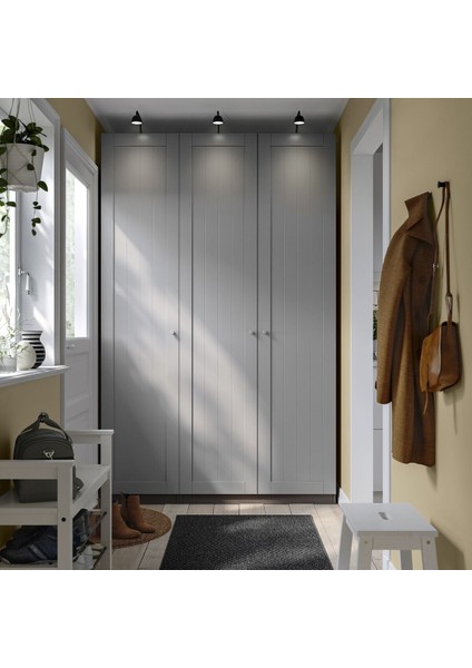 Pax Gardırop, Koyu Gri, 150X60X236 cm fırsatları