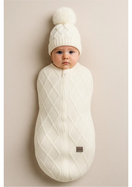 Bistyle Baby In Swadding Triko Kundak 75108 Ekru