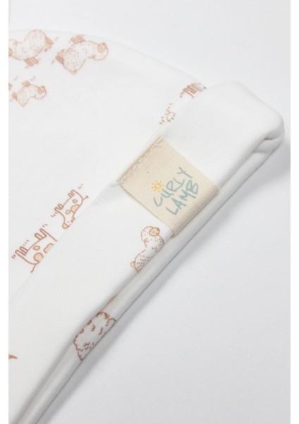 Bistyle Curly Lamb 10'lu Hastane Çıkışı 11106 Bej Mavi Ekru