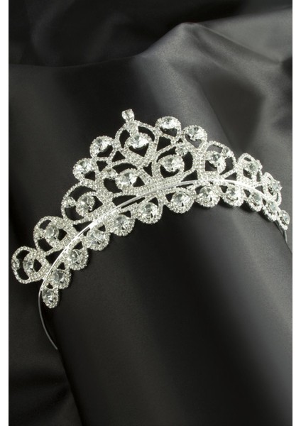 Lüks Taşlı Gelin Tacı