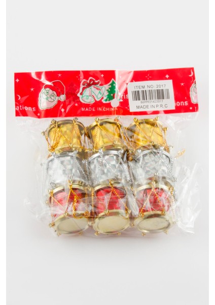 9 Adet Davul Yılbaşı Ağaç Süsü fiyatları