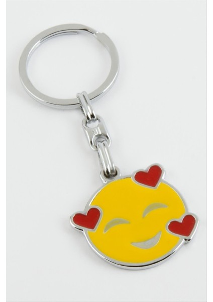 Sevimli Emoji Metal Anahtarlık