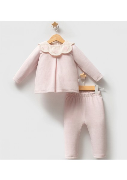 Tongs Baby Etamine 2'li Takım 5681 Pembe