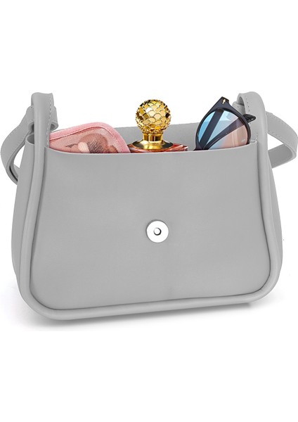 Orijinal Kadın Şık & Mini Çapraz Ayarlanabilir Askılı Lüks Yumuşak Deri Kapaklı Küçük Omuz Çantası indirimleri