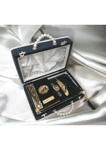 Dini Hediye Gelin Bohçası Çeyizlik Çanta Boy Kuranı Kerimsiyah fiyatları