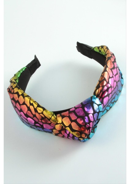 Leopar Desenli Deri Düğümlü Taç fiyatları