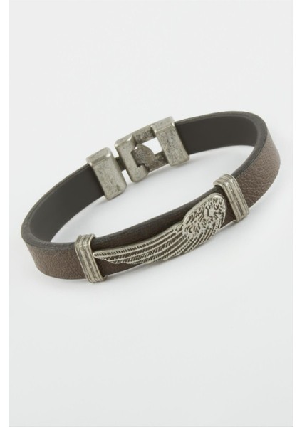 Kanat Suni Deri Bileklik