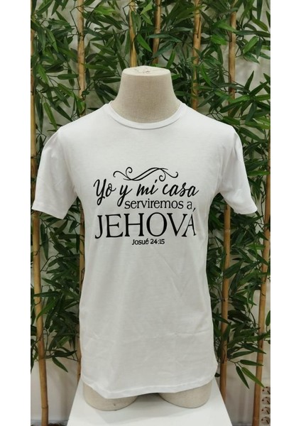 Erkek Jehova Baskılı Süprem T-Shirt indirimleri