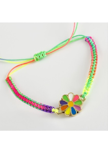 Papatya Makrome Örgülü Bileklik fiyatları