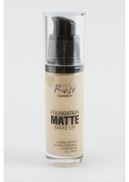 Rose Matte Şişe Fondoten