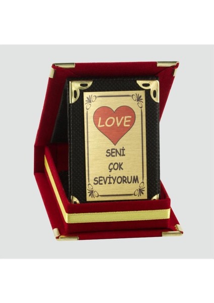 Seni Çok Seviyorum Plaket