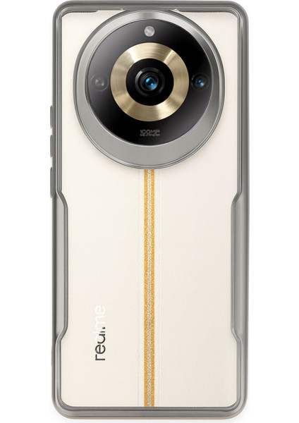 Realme 11 Pro / 11 Pro Plus Kılıf Darbe Önleyici Kenar Renkli Silikon Kapak