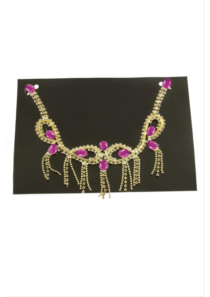 Damla Şerit Taşlı Alınlık