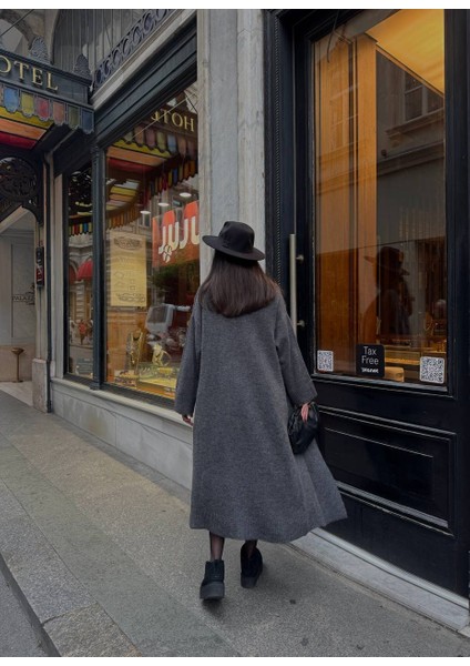 Triko Kumaş Şal Yaka Yumoş Uzun Kadın Hırka modelleri