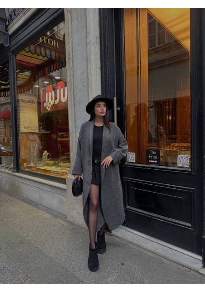 Triko Kumaş Şal Yaka Yumoş Uzun Kadın Hırka indirimleri