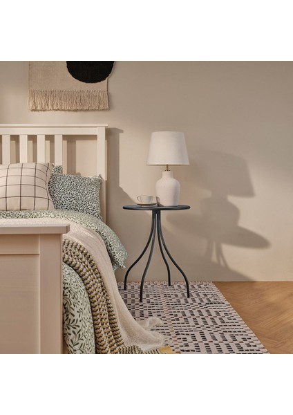 Yan Sehpa, Antrasit, 46 cm fırsatları