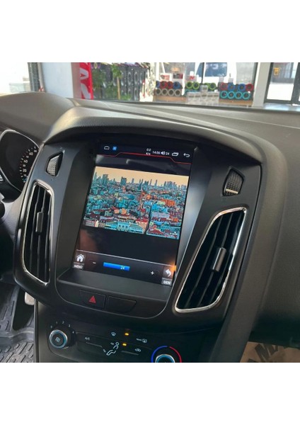 Ford Focus 3-4 TESLA(2012-2018)-9.7'' QLED Android Gerçek 4+64 GB / 4 Çekirdek 1.6ghz / Wıfı 5.0ghz / Bt 5.4-Kablosuz Carplay-Ahd Hd Geri Görüş Kamera Hediye indirimleri