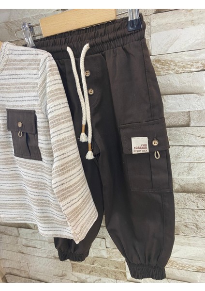 Lacıel Parıs Paraşüt Pantolonlu Erkek Çocuk Takım modelleri
