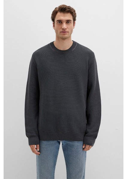 Bisiklet Yaka Antrasit Kazak 0710197-80106 modelleri