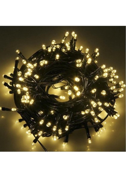 Sarı Renkli LED Işık Pilli 4 Metre