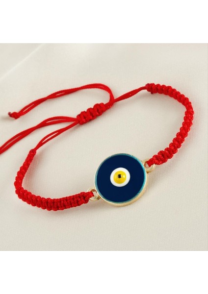 Nazar Mineli Makrome Örgülü Bileklik fiyatları