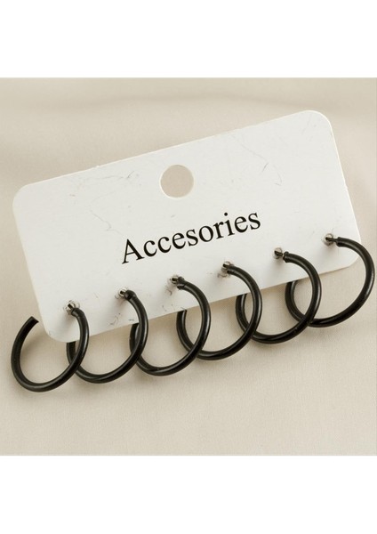 6 Adet Boru Halka Küpe 2 cm fiyatları