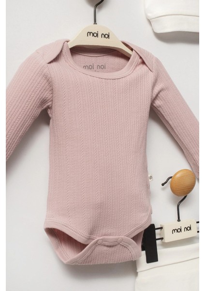 Moi Noi Şapkalı Badi Pantolon Takım MNB5346 Mürdüm modelleri