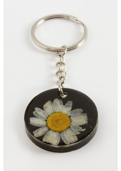 Papatya Epoksi Anahtarlık