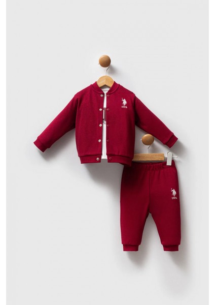 U.s. Polo Assn 3'lü Takım USB2533 Bordo